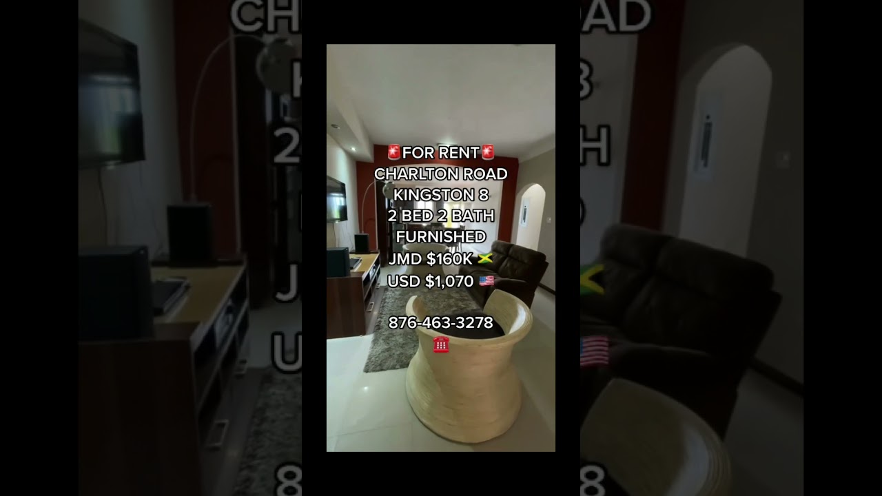 BEAUTIFUL 2 BED 2 BATH KINGSTON JAMAICA RENTAL 🇯🇲🔥 CALL BEFORE ITS TOO LATE!!