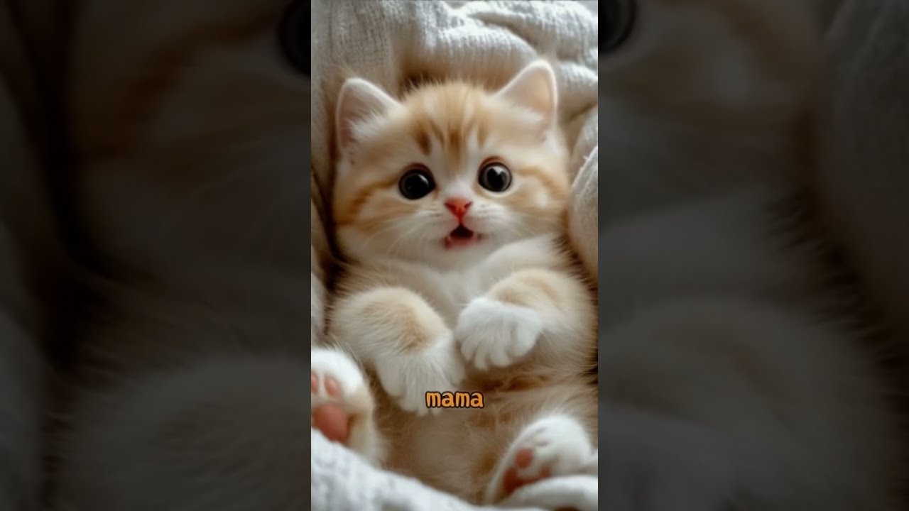 Just A Baby Cat Being Impossibly Adorable Cute Kitten Catlovers Lipsync