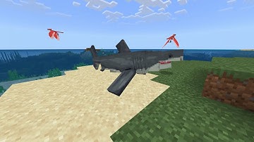Minecraft finally added shark #minecraft