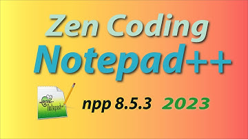 How to add  zen coding in notepad++
