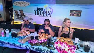 Download Lagu $300 Prize Burger Eating Contest at Blue Tropix in Honolulu, HI  MP3 Download Lagu $300 Prize Burger Eating Contest at Blue Tropix in Honolulu, HI  MP3