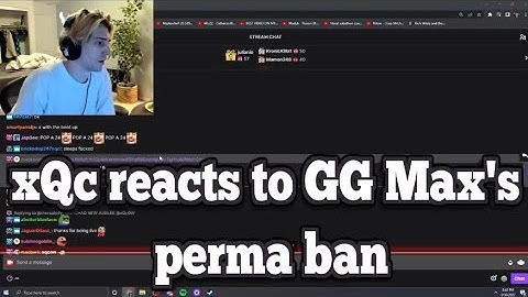 xQc reacts to GG Max