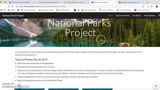 National Parks Project Introduction Parks Project Introduction