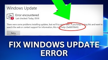 Fix Windows Update Error 0x80070643 If Recovery Partition is Enlarged But Windows 10 Won