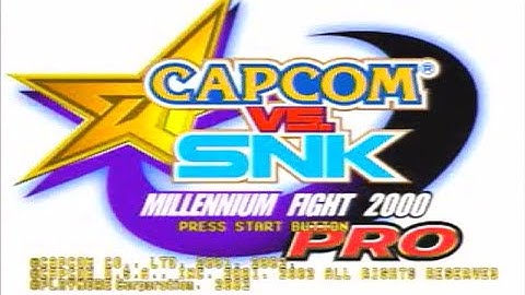 Capcom vs. SNK Pro *Intro* [PS1]