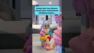 Ranbe darf aus diesem Grund keine farbenfrohe Kleidung tragen. #robloxdeutschland #deutsch #roblox