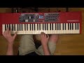 JS Bach meets Van Halen (and many more) | Keyboard Solo All Genres Medley | Nord Electro 6D 73