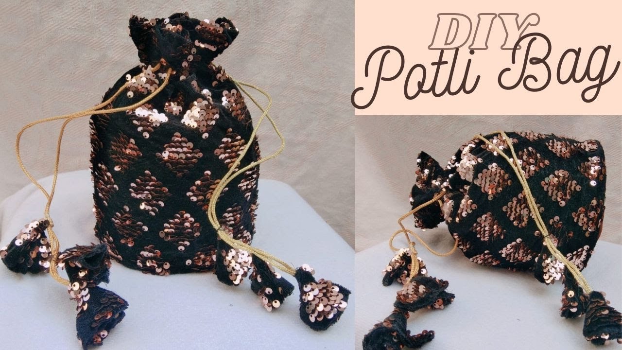 Embrorded matka shape potli bag. at Rs 65/piece | Potli Bags in Jaipur |  ID: 2852692862891