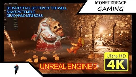 Ocarina Of Time - Bottom of the Well ( Shadow Temple ) Dead Hand ( Unreal Engine 5 ) by Cryzenx. 4K