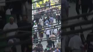 Explosion heard at Hezbollah funeral in Beirut | VOANews #shorts #reels