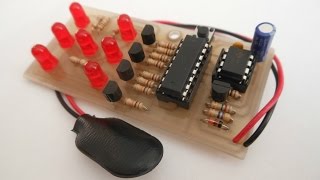 Electronic Dice(with slowdown) - NE555 & CD4017