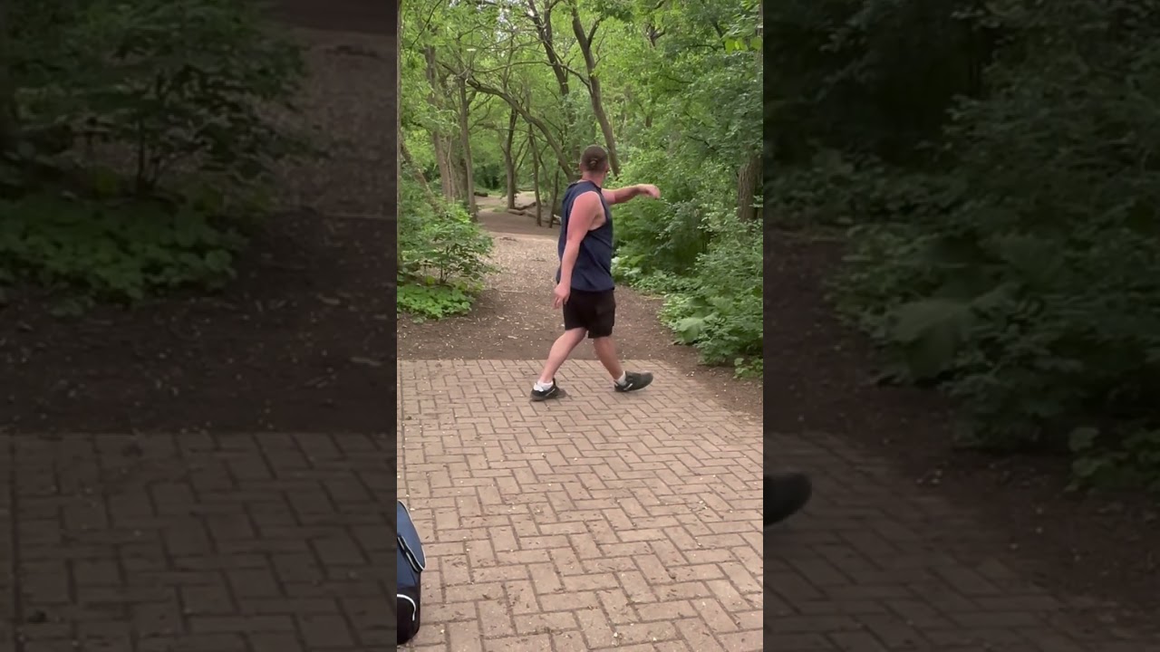 Have to love the game learning is a B****! lol #diskgolf #learning #distance #golf #trees #pain #lol