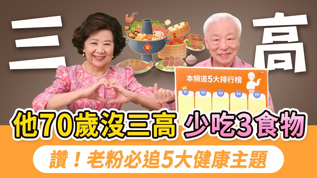 沒關係慢慢來，今年一起把健康顧回來！血壓飆高?1穴降血壓解胸悶。醫師沒三高是怎麼做到的？少碰3食物。氣溫忽冷忽熱小心血管受不了，1急救穴穩住心跳。｜胡乃文開講Dr.HU_333