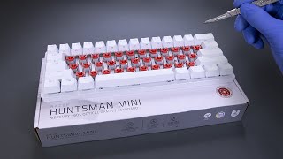 Razer Huntsman Mini: Mercury Edition Unboxing (Red Switches) - ASMR