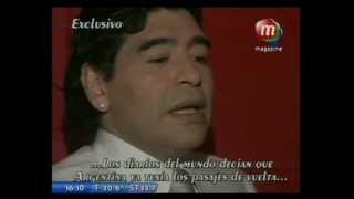 Diego Maradona recuerda con Goycochea el Mundial de Italia 90 y su último gol en primera