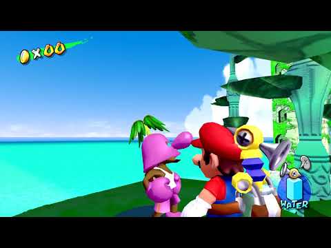Super Mario Sunshine: Il Piantissimo's Surf Swim - Noki Bay