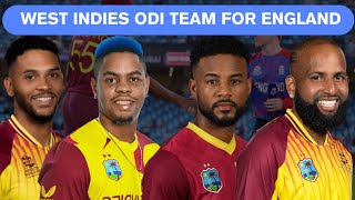 West Indies Team Squad For England Odi Series 2023 I Sports News