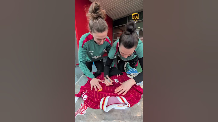 Special delivery from the squad to Anfield @UPS #lfc