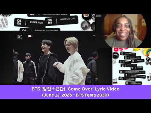 1st Reaction To: BTS (방탄소년단) 'Come Over' Lyric Video #2026BTSFESTA