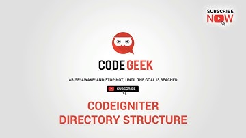 Basic Codeigniter Tutorials - About Directory Structure