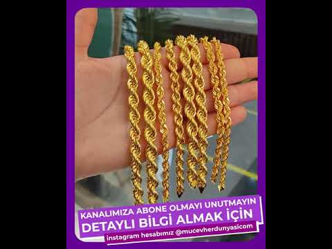 22 Ayar Altın Bileklik Modelleri #12 2021 | Mücevher Dünyası