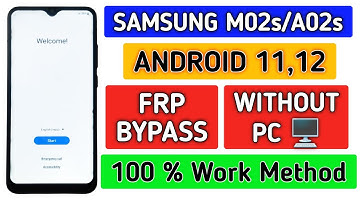 Samsung M02s,A02s Android 11,12 frp bypass without pc 100% work method ||@TadrishinfoTech||