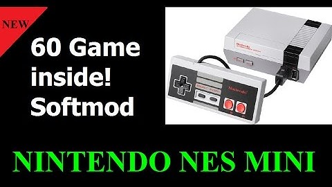 Nintendo Nes Mini jail hacked mod. 60 game included!