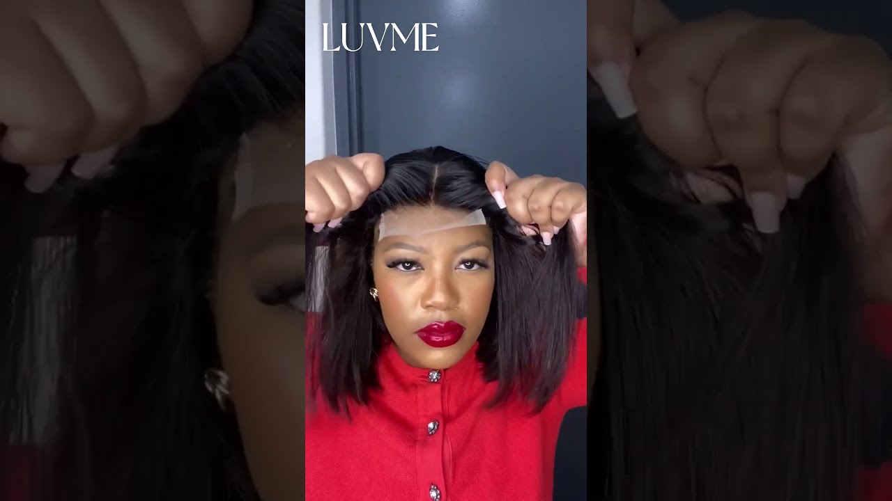 ReadytoGo HD Lace Bob Glueless 4x4 Closure Wig PrePlucked KnotsBleached