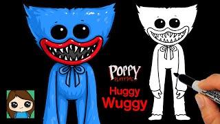 How to Draw Huggy Wuggy Easy | Poppy Playtime Game - YouTube