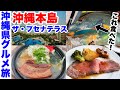 【沖縄本島グルメ・バイキング三昧の旅】ザ・ブセナテラス&ヒューイットリゾート那覇に宿泊!沖縄のカラフルな魚を食べ、道の駅・美ら海水族館へ(沖縄旅4,5日目)