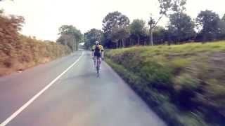 Overtaking a Single Cyclist - Stayin' Alive at 1.5