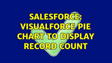 Salesforce: Visualforce Pie Chart to Display Record Count