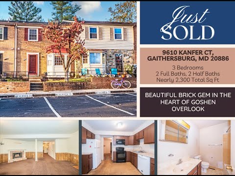 9610 Kanfer Ct, Gaithersburg, MD home video tour