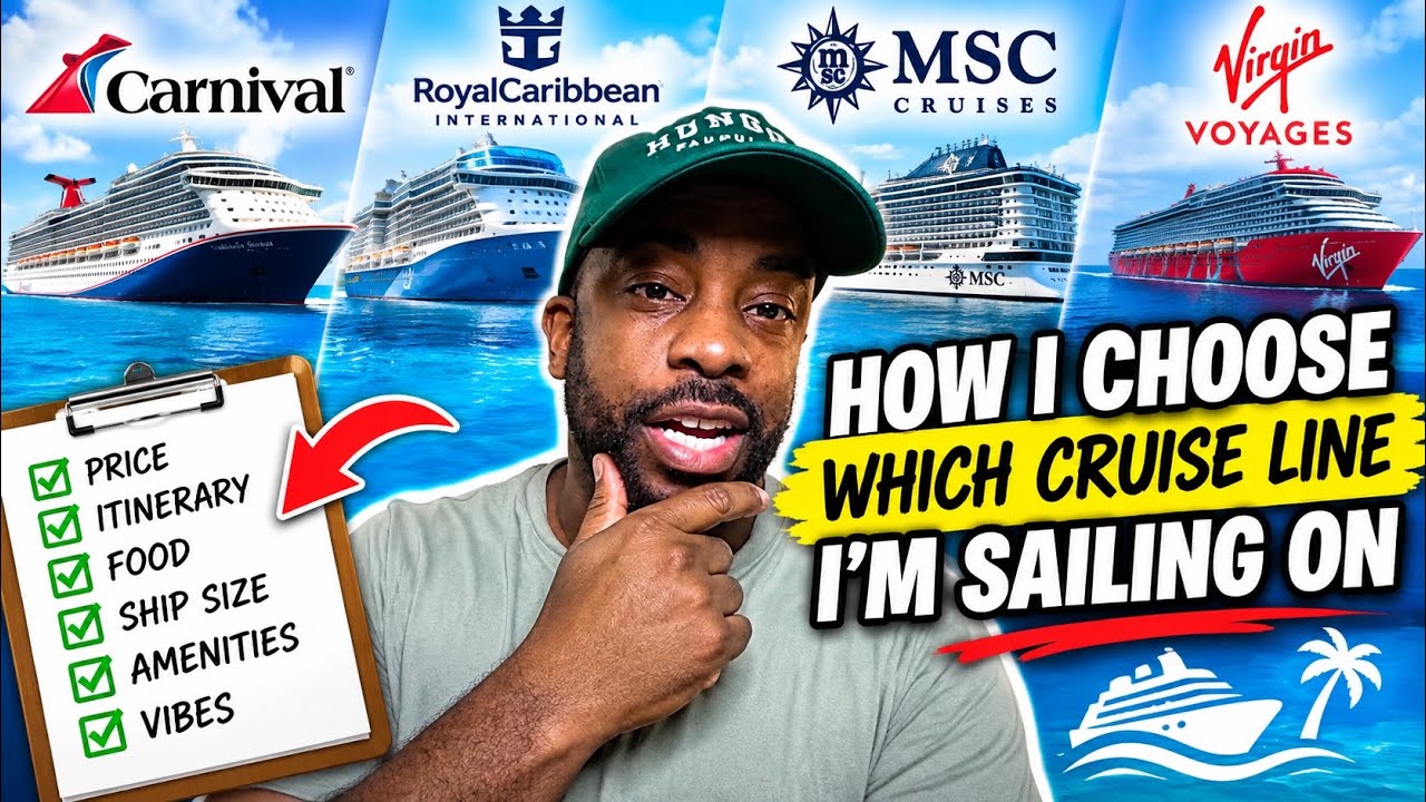 How i choose which Cruiseline to sail on!