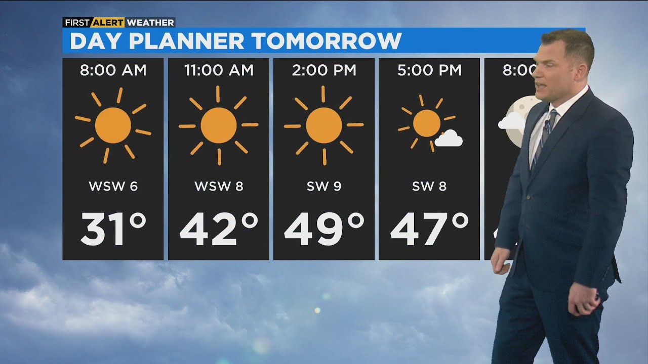 Chicago First Alert Weather: Sunny and pleasant Sunday - YouTube