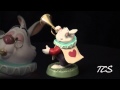 Alice In Wonderland White Rabbit Royal Fanfare by WDCC Disney