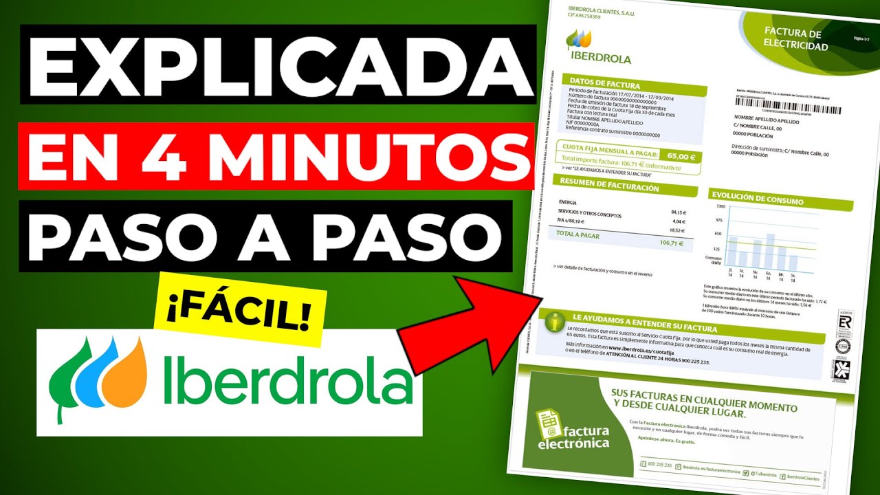 Cómo Leer y Entender tu Factura de Luz de Iberdrola ✅