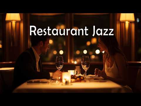 🎷Restaurant Jazz Music 🍷✨ Smooth Saxophone Dinner Ambience for Relaxing Evenings & Cozy Dining
