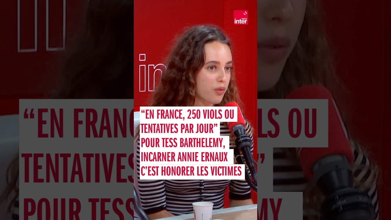 Comment Tess Barthelemy a-t-elle appréhendé le rôle d'Annie Ernaux dans “Mémoire de fille” ?