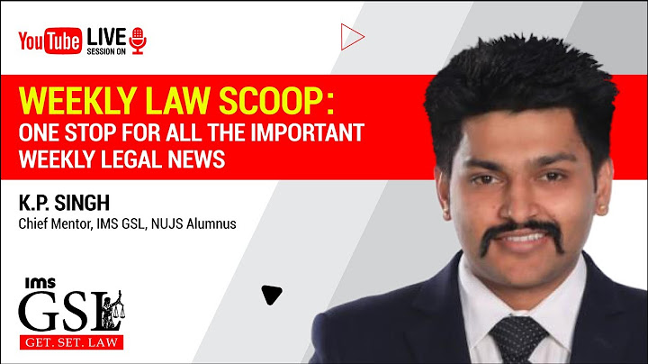 Weekly Law Scoop #23: One Stop for all important Weekly Legal News | Get. Set. Law | Initiate