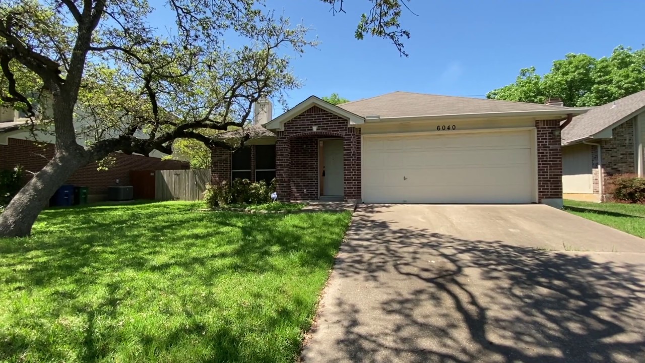 6040 Abilene Trail: SW Austin 3BD 2BA for Rent