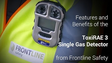 ToxiRAE 3 Single Gas Detector from Frontline Safety