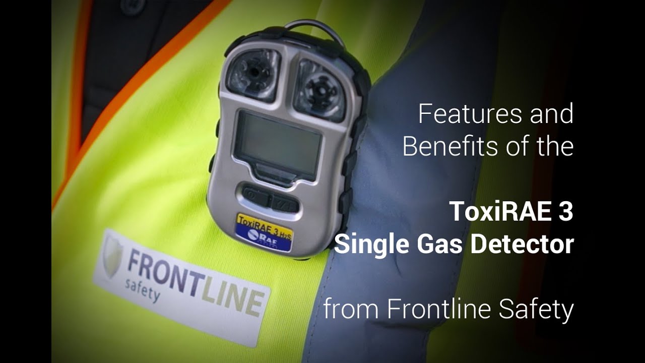 ToxiRAE 3 Single Gas Detector from Frontline Safety - YouTube