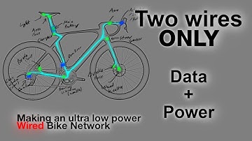 I made my own E-tube tech for power and data with two wires