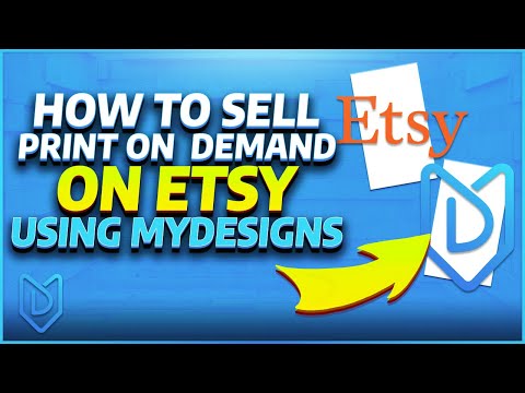 How To Sell Print on Demand Products on Etsy with MyDesigns in BULK