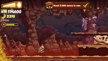 Banana Kong Reach 2,000 meters in cave (In One Run)