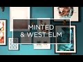 west elm + minted #mywestelm