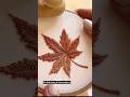 Unique easy Leafs embroidery #shorts #trending #stitch #handemboidery #ytshorts #leafstitch