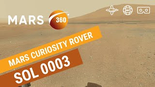 Mars 360: NASA's Mars Curiosity Rover - Sol 3 (360video 8K)