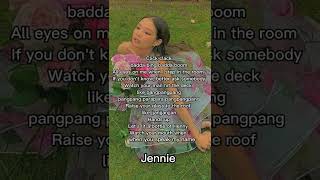 Jennies boombayah rap English Lyrics